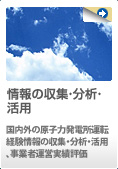 情報の収集・分析・活用　国内外の原子力発電所運転経験情報の収集・分析・活用、事業者運営実績評価